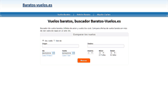Desktop Screenshot of baratos-vuelos.es